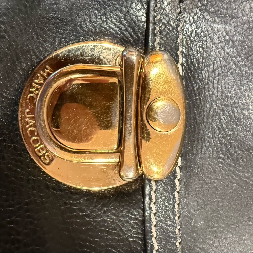 Marc Jacobs leather bag + matching wallet set 🖤 Y2K designer bundle - Picture 4 of 5